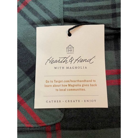 Hearth & Hand Unisex Cotton Plaid Pajama 2PC Set 5XL (606) - Picture 5 of 10